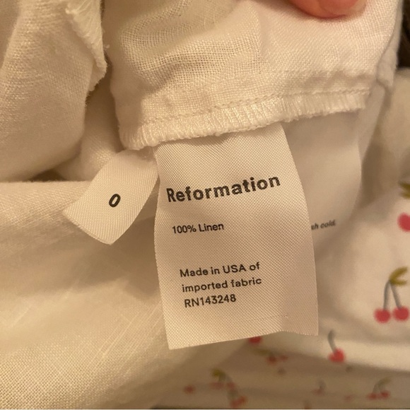 Reformation Milkmaid Corset Style Top - Picture 3 of 3